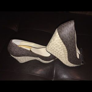 Authentic Michael Kors signature wedges